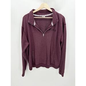 Victoria's Secret PINK Purple Quarter Zip Pullover Women's Size Large L